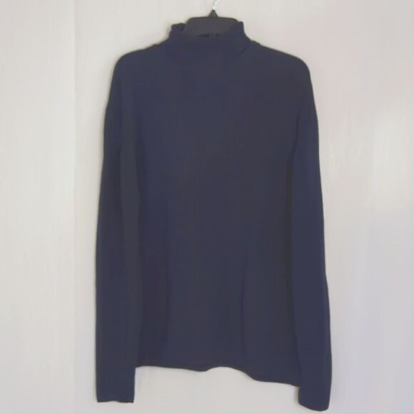 Hugo Boss Navy Turtleneck Sweater Size Large - Picture 1 of 7